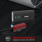 Bright 1200 Lumens USB Rechargeable Bike Lights