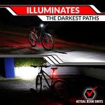 GearLight S400 Rechargeable Bike Light Set