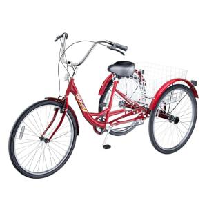 Max4out 7-Speed Adult Trike with Large Basket