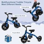 3-in-1 Folding Tricycle for Kids Ages 2-5
