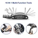 Portable Bike Repair Kit with 16-in-1 Multitool