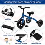 3-in-1 Folding Tricycle for Kids Ages 2-5