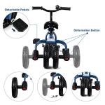 3-in-1 Folding Tricycle for Kids Ages 2-5