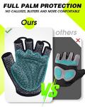 Tanluhu Half Finger Cycling Gloves for Riding