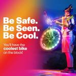 Color Morphing LED Bicycle Wheel Lights - 2-Pack