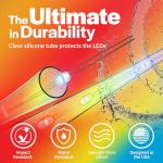 Color Morphing LED Bicycle Wheel Lights - 2-Pack