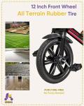 Kids' 12-Inch Tricycle with Adjustable Seat