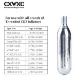 CO2 Inflator Kit with 4 Cartridges - Bike Pump