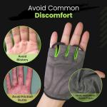 LuxoBike Fingerless Cycling Gloves for All Riders