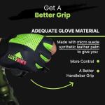 LuxoBike Fingerless Cycling Gloves for All Riders