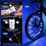 TINANA LED Wheel Lights for Bikes - 2 Pack