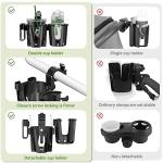 KDD 3-in-1 Stroller Cup Holder with Phone Mount