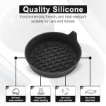 SINGARO Universal Non-Slip Silicone Car Coasters