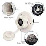 AICEL RV City Water Inlet Connector - Black