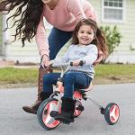 YGJT 3-in-1 Kids Folding Tricycle Bike (Pink)