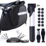 Bike Repair Kit with Pump & Multitool Accessories
