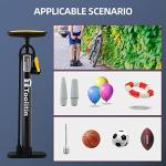 TOOLITIN Portable Floor Pump for Bicycles