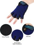 Kids Half Finger Cycling Gloves - Non-Slip Gel