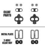 BV Cleats for Shimano SPD & Look X-Track Pedals