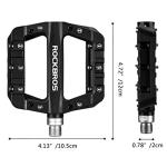 ROCKBROS Lightweight Nylon Fiber Mountain Bike Pedals