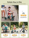 Besrey 7-in-1 Foldable Kids Bike with Steering Handle