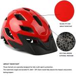 Kids’ MTB Helmet for BMX & Scooter (Red)