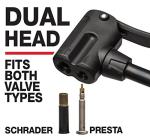 BELL Air Glide High Pressure Bike Pump, Black