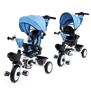 6-in-1 Kids Tricycle with Adjustable Handle