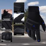 FIORETTO Men's MTB Padded Touchscreen Cycling Gloves