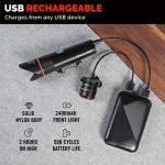 500 Lumens Cycle Torch Shark 500 Bike Light Set