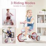 XIAPIA 3-in-1 Kids Electric Bike - Pink
