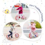 XIAPIA 3-in-1 Kids Electric Bike - Pink