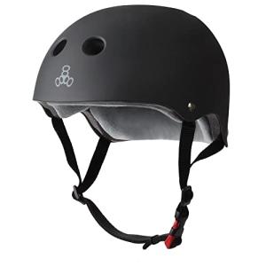 Triple Eight Sweatsaver Helmet for Riding, Black