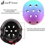 JeeFree Adjustable Gradient Color Helmet for All Ages