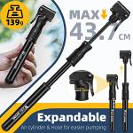 Mini Aluminum Alloy Bike Pump for Presta & Schrader