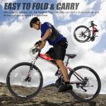 Ktaxon 26" Folding Mountain Electric Bike - 21 Speed