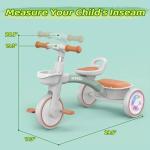 Colorful Lighting Tricycle for Kids Aged 2-5