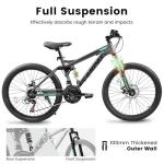 Ecarpat 26" Electric Mountain Bike with Gear Shifters