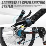 Ktaxon 26" Folding Mountain Electric Bike - 21 Speed