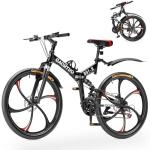 Betterland 26" Folding Mountain Bike with 21 Speeds