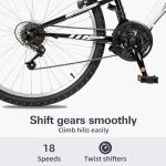WEIZE Electric Mountain Bike with Adjustable Seat