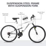 WEIZE Electric Mountain Bike with Adjustable Seat