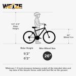 WEIZE Electric Mountain Bike with Adjustable Seat