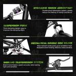 Betterland 26" Folding Mountain Bike with 21 Speeds