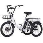 Soumye Adult Electric Tricycle, 20" Tire, 350W Motor