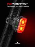 Cuvccn Super Bright Rechargeable Bike Lights Set