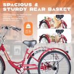 Max4out 7-Speed 3-Wheel Adult Tricycle 26