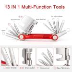 Bike Repair Tool Kit with Pump and Saddle Bag