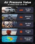 Hajomel Fast Portable Inflatable Pump for Bikes