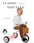 KRIDDO Classic Metal Toddler Trike - Pink